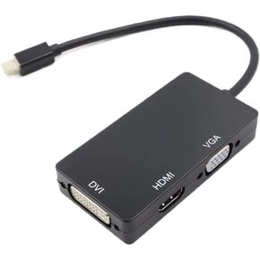 3 in 1 Displayport DP to HDMI DVI Adapter Converter Cable for Air Pro and Surface Pro 3 2