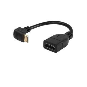 HDMI to HDMI Extension Cable Gender Adapter 90 Degree Right Angle for TV Box/Stick Camera P;S/4 P;S/5 4K 2K 60hz Converter(Downward Bend)