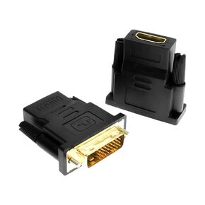 24k Plated pl-UG Male to Female DVI Converter 1080P for HDTV Projector Monito DVI 24+1 to HDMI-Compatible Adapter Cables