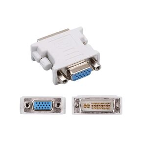 DVI-I 24+5 Pin DVI to Male to Female Video Converter Adapter for PC for HDTV M>oni>tor Computer PC