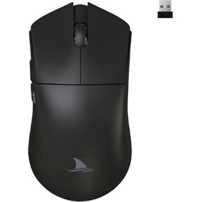 Darmoshark M3 8K Wireless Gaming Mouse,Tri-Mode 2.4G/USB-C/Bluetooth Mouse Up to 26000DPI,PAW3395 Optical Sensor Lightweight 58g,5 programmable Button,Computer Mouse for Laptop,PC,Mac