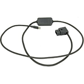 GyroVu D-Tap to Lightning 30' Straight Adaptor Cable Compatable with iPhones and iPads