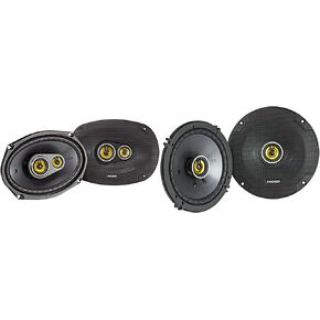 Kicker 46CSC6934 CS-Series CSC693 6x9-Inch (160x230mm) 3-Way Speakers w/ 46CSC654 6.5" Coaxial Bundle