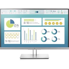 HP ELITERISPLAY E273 شاشة 27 بوصة LED LED LED Black/Silver (1FH50A8#ABA) (متجدد)