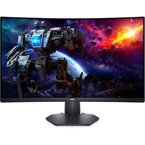 Dell S3222HG 32-inch FHD 1920 x 1080 at 165Hz Curved Gaming Monitor, 1800R Curvature, 4ms Grey-to-Grey Response Time (Super Fast Mode), 16.7 Million Colors, Black (Latest Model) (Renewed)