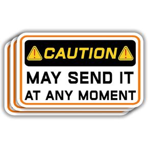 (3pcs) May Send It at Any Moment Sticker Funny Sarcastic Motivational Phrase Analyst Acountant Worker Quote Vinyl Decal for Kindle Laptop Water Bottle Phone Hard Hat - 3x1.8