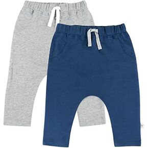HonestBaby unisex-baby 2-pack Organic Cotton Harem Sweatpants Sweatpants in Kuwait