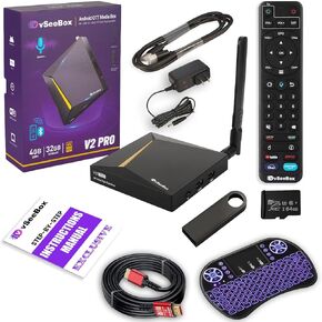 V 2025 انظر V2 Pro - Kit Remote ، Cable Ethernet ، محول الطاقة ودليل الإعداد السريع ...