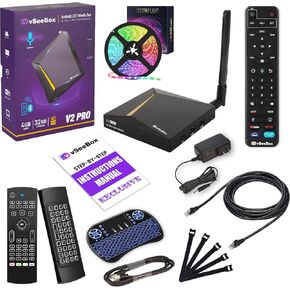 v 2025 See V2 Pro – Kit, Keyboard, Remotes, Strip Light, HDMI & Ethernet Cables, Instructional Mnaual…