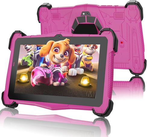 2025 Android 14 Kids Tablet 7 بوصة الكمبيوتر اللوحي للأطفال 3-12 ، أوكتا النواة ، و 8+64 جيجابايت (توسيع 128 جيجا بايت) ، واي فاي 6 ، 3000 مللي أمبير في الساعة ، ومحتوى خالي من الإعلانات ، وأدوات التحكم الوالدية ، ومساحة Google Kids ، و YouTube Kids ، و G in Kuwait