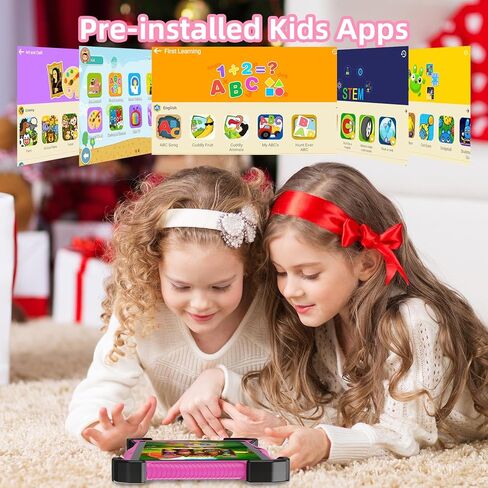 2025 Android 14 Kids Tablet 7 بوصة الكمبيوتر اللوحي للأطفال 3-12 ، أوكتا النواة ، و 8+64 جيجابايت (توسيع 128 جيجا بايت) ، واي فاي 6 ، 3000 مللي أمبير في الساعة ، ومحتوى خالي من الإعلانات ، وأدوات التحكم الوالدية ، ومساحة Google Kids ، و YouTube Kids ، و G in Kuwait