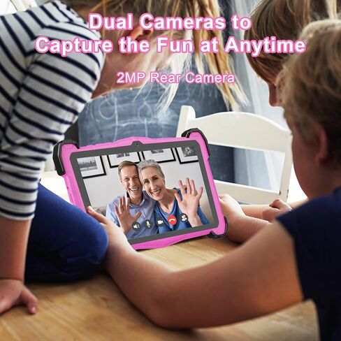 2025 Android 14 Kids Tablet 7 بوصة الكمبيوتر اللوحي للأطفال 3-12 ، أوكتا النواة ، و 8+64 جيجابايت (توسيع 128 جيجا بايت) ، واي فاي 6 ، 3000 مللي أمبير في الساعة ، ومحتوى خالي من الإعلانات ، وأدوات التحكم الوالدية ، ومساحة Google Kids ، و YouTube Kids ، و G in Kuwait