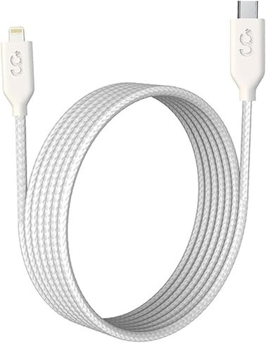 Classy Chargers 6 FT USB Type C to Lightning Cable | MFI Certified for iPhone 13, 13 Pro, 12 Pro Max, 12, 11, X, XS, XR, 8 Plus, Air Pods Pro (Purple) in Saudi Arabia