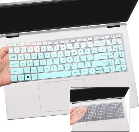 2PCS Keyboard Cover for Acer Swift 16 AI SF16-51T-76TG, Swift X 16 SFX16-52G SFX16-61G, Swift Go 16 SFG16-71 SFG16-72T, Swift Edge 16 SFE16-43 SFE16-44-Black+Clear in Kuwait