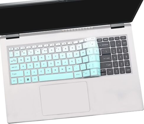 2PCS Keyboard Cover for Acer Swift 16 AI SF16-51T-76TG, Swift X 16 SFX16-52G SFX16-61G, Swift Go 16 SFG16-71 SFG16-72T, Swift Edge 16 SFE16-43 SFE16-44-Black+Clear in Kuwait