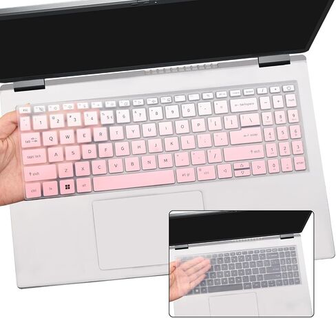 2PCS Keyboard Cover for Acer Swift 16 AI SF16-51T-76TG, Swift X 16 SFX16-52G SFX16-61G, Swift Go 16 SFG16-71 SFG16-72T, Swift Edge 16 SFE16-43 SFE16-44-Black+Clear in Kuwait