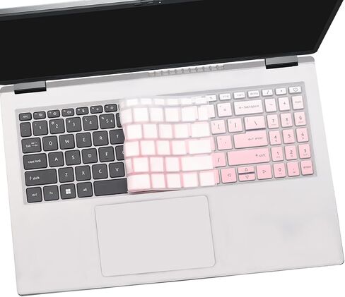 2PCS Keyboard Cover for Acer Swift 16 AI SF16-51T-76TG, Swift X 16 SFX16-52G SFX16-61G, Swift Go 16 SFG16-71 SFG16-72T, Swift Edge 16 SFE16-43 SFE16-44-Black+Clear in Kuwait