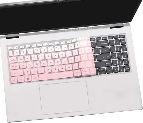 2PCS Keyboard Cover for Acer Swift 16 AI SF16-51T-76TG, Swift X 16 SFX16-52G SFX16-61G, Swift Go 16 SFG16-71 SFG16-72T, Swift Edge 16 SFE16-43 SFE16-44-Black+Clear in Kuwait