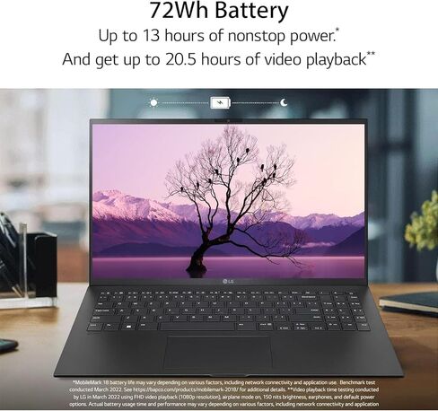 LG Gram 15 Lightweight Business Laptop, 15.6" FHD Touchscreen, Intel 16-Core Ultra 7-155H, 16 GB DDR5 RAM, 1 TB SSD, Intel Arc GPU, Backlit KB, Wi-Fi 6E, Windows 11 Pro, w/Office Pro Lifetime License in Kuwait