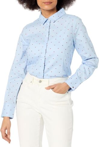 Tommy Hilfiger Women's Long Sleeve Collared Shirt in Saudi Arabia