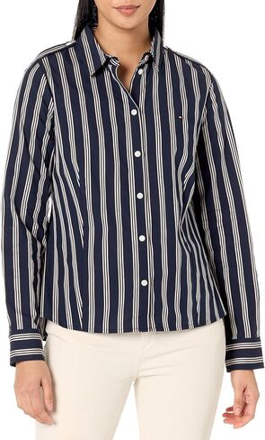 Tommy Hilfiger Women's Long Sleeve Collared Shirt in Saudi Arabia