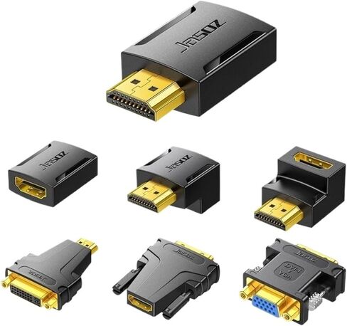 HDMI متوافق مع محول محول محول محول DVI pl-ug تشغيل موسع كبل نقل الفيديو عالي الوضوح (رمادي) in Saudi Arabia