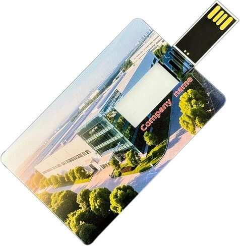 بطاقة فلاش بطاقة USB Card Card | شعار/صورة مخصصة لهدايا الشركات (8 جيجابايت ، 1pcs) in Kuwait