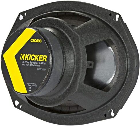Kicker 46CSC6934 CS-Series CSC693 6x9-Inch (160x230mm) 3-Way Speakers w/ 46CSC654 6.5" Coaxial Bundle in Saudi Arabia