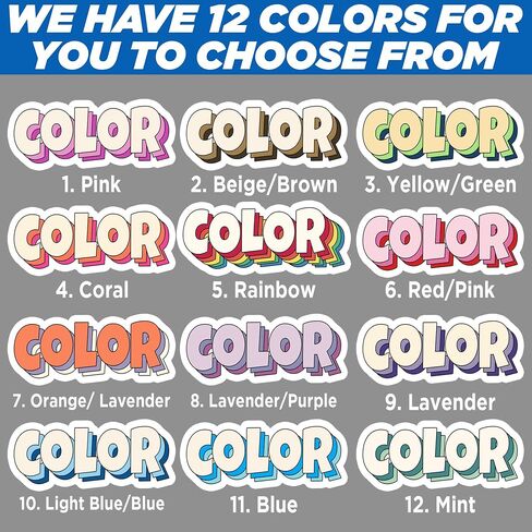 Personalized Name Sticker Custom Name Sticker Vintage Color Customizable Text Stickers Cute Decal Sticker Funny for Hard Hat Waterproof Vinyl Sticker for Water Bottle Phone Case Laptop Tumblers in Saudi Arabia