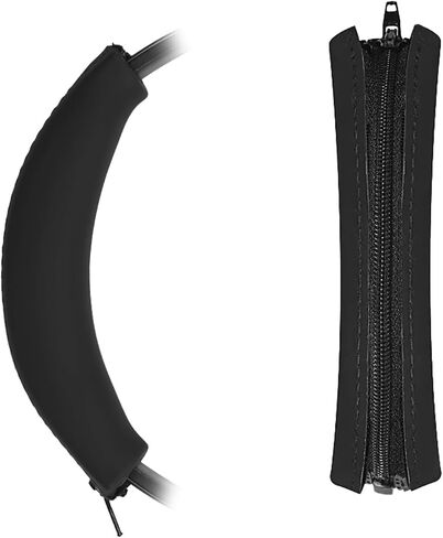 Silicone Sweat Headband Cover for Sony WH-1000XM4 / WH-1000XM3 Headphones, XM4 XM3 Covers Accessories Washable Zipper Dustproof Headband Cover Protector, Enhanced Comfort - Blue in Saudi Arabia