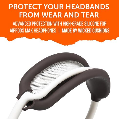 WC Sweatz و Shellz و Bandz Covers Covers Bundle for Airpods Max Headphones by Wicked Cushions | بني in Saudi Arabia