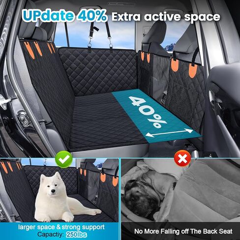 غطاء بساط لصندوق السيارة تيسلا مودل واي من كيه ام اف، بطانة صندوق السيارة الخلفي مقاومة للماء من قماش اوكسفورد للكلاب والقطط مع واقي خلفي للمقعد، ملحقات داخلية لسيارة تسلا موديل Y، غطاء صندوق الكلاب، in Kuwait