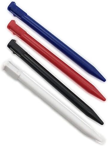 YANHAO [Video Game Parts] 10pcs 4Colors Each 1PC Plastic Touch Screen Pen Stylus for Nintendo 3DS Touchpen [Replace] (Color : Black) in Saudi Arabia