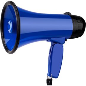25W Portable Hand Speaker Megaphone Strap Grip Loudspeaker Play Horn Tour Guide Speakers