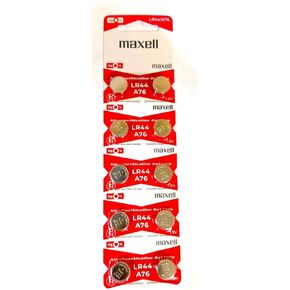 Maxell LR440-10PK LR44 بطاريات (حزمة من 10)