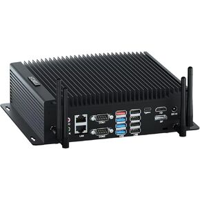 Industrial Mini PC Win11 Fanless Mini PC, Mini PC i5 10210U 16GB RAM 512GB M.2 SSD, HD DP Typ-C 4K Three Display Mini Desktop PC, Dual RJ45 LAN 6 RS232 COM 8 USB WiFi BT Auto Power On