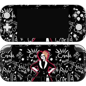 Skinit Decal Gaming Skin Compatible with Nintendo Switch Lite - Officially Licensed Disney Cruella (2021) Animated Pattern Design