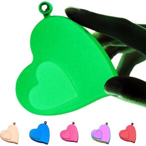 Heart Shaped Lighter, Love Lighters, 100 Languages 'I Love You' Micro Projection, Cool Electronic Lighter, Gas Refillable and Rechargeable(Purple)