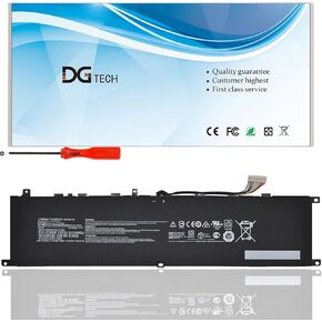 BTY-M6M Battery for MSI GS66 Stealth 10SF 10SFS 10SGS GE66 Raider 10SD 10SE GE76 Raider 10UE 10UG 10UH 11UE 11UG 11UH WS66 10TK 10TL WE76 11UK 11UM Creator 15 A11UE A11UH A10SD A10SE 15.2V 95Wh