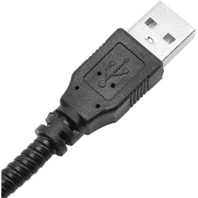 USB Gooseneck Light ، LED GOSONECKECK ، USB مرنة ضوء الرقبة المحمولة مصباح مكتب مصباح طاولة مصباح 5V 1W (الضوء الأبيض)