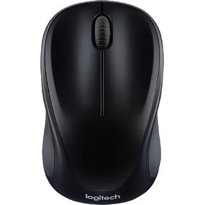Logitech M317 Wireless Mouse, 2.4 GHz with USB Receiver, 1000 DPI Optical Tracking, 12 Month Battery, Compatible with PC, Mac, Laptop, Chromebook - Black