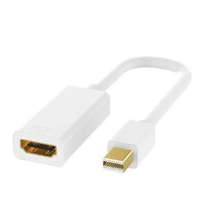 DP to HDMI-Compatible Adapter Cable Converter HD 4k TV Projector Displayport Connector for Air Pro(Black 4K)