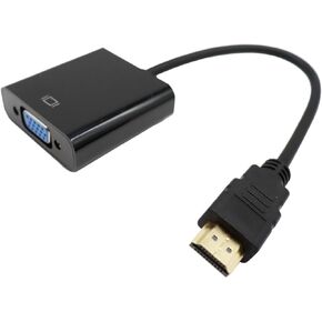 HD 1080P HDMI-Compatible to Cable Adapter Converter Male to Female with Built-in Video HD Chipset for P;S/4 for HDMI(Black)