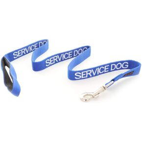 Limited Service Dog Blue 2ft 4ft 6ft Padded Dog Leash Prevents Accidents by Warning Others of Your Dog in Advance (2ft) in Kuwait
