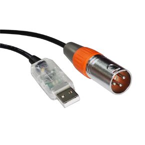 FT232RL CHIP USB to XLR 3PIN Male RS485 Converter Serial Cable for Audio Processor to PC(5m,Color B)