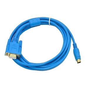 DVPCAB215 Suitable for Programming Cable PC-DVP Download Serial RS232 Interface Data Wire(DVPCAB215(Blue),15m)