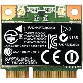 Ralink Rt3592 Rt3592Bc8 Dual Band 300Mbps Wf Half 4230S 4730S 4530S Card for Mini 4430S 630813-001 Pci-E Wireless Card