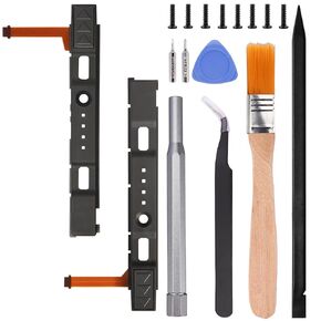 Ikpek Left Right Slide Rail with Sensor Flex Cable Replacement for Nintendo Switch Joycon Controller Slider Rail for Nintendo Switch OLED Joycon Controller Slider Rail