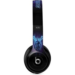 Skinit Skinit Audio Audio Skin متوافق مع Beats Solo 2 Wired - تصميم Warner Bros Nightwing المرخص رسميًا