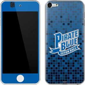 Skinit Decal MP3 Player Skin Compatible with iPod Touch (6th Gen 2015) - Officially Licensed College Pirate Blue Seton Hall Design